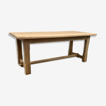 Solid oak farmhouse table