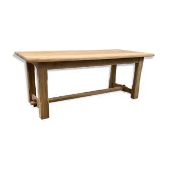 Solid oak farmhouse table