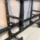 Coat rack in painted wood