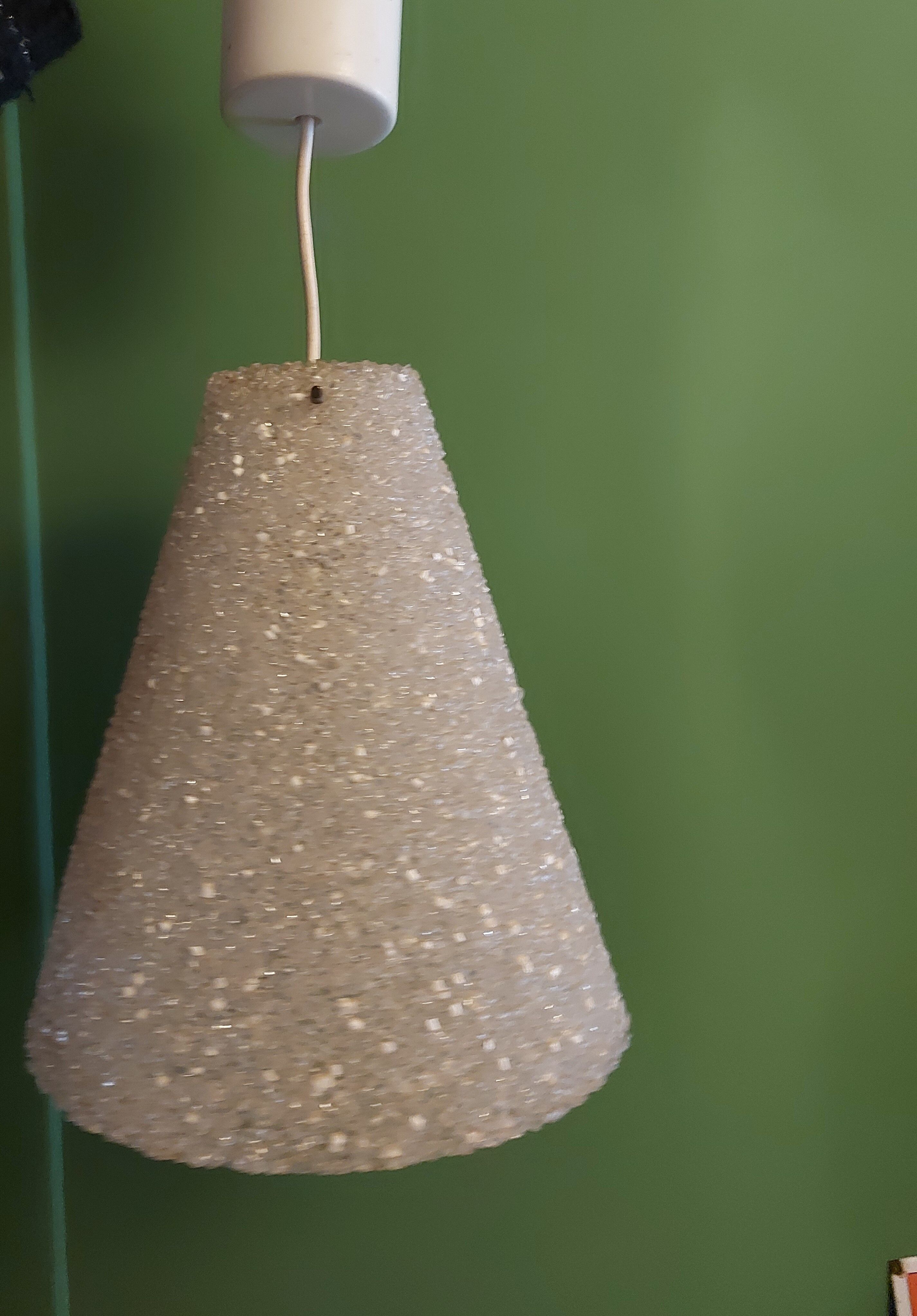 Vintage hanging in perspex