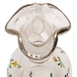 Carafe à liqueur en cristal émaillé