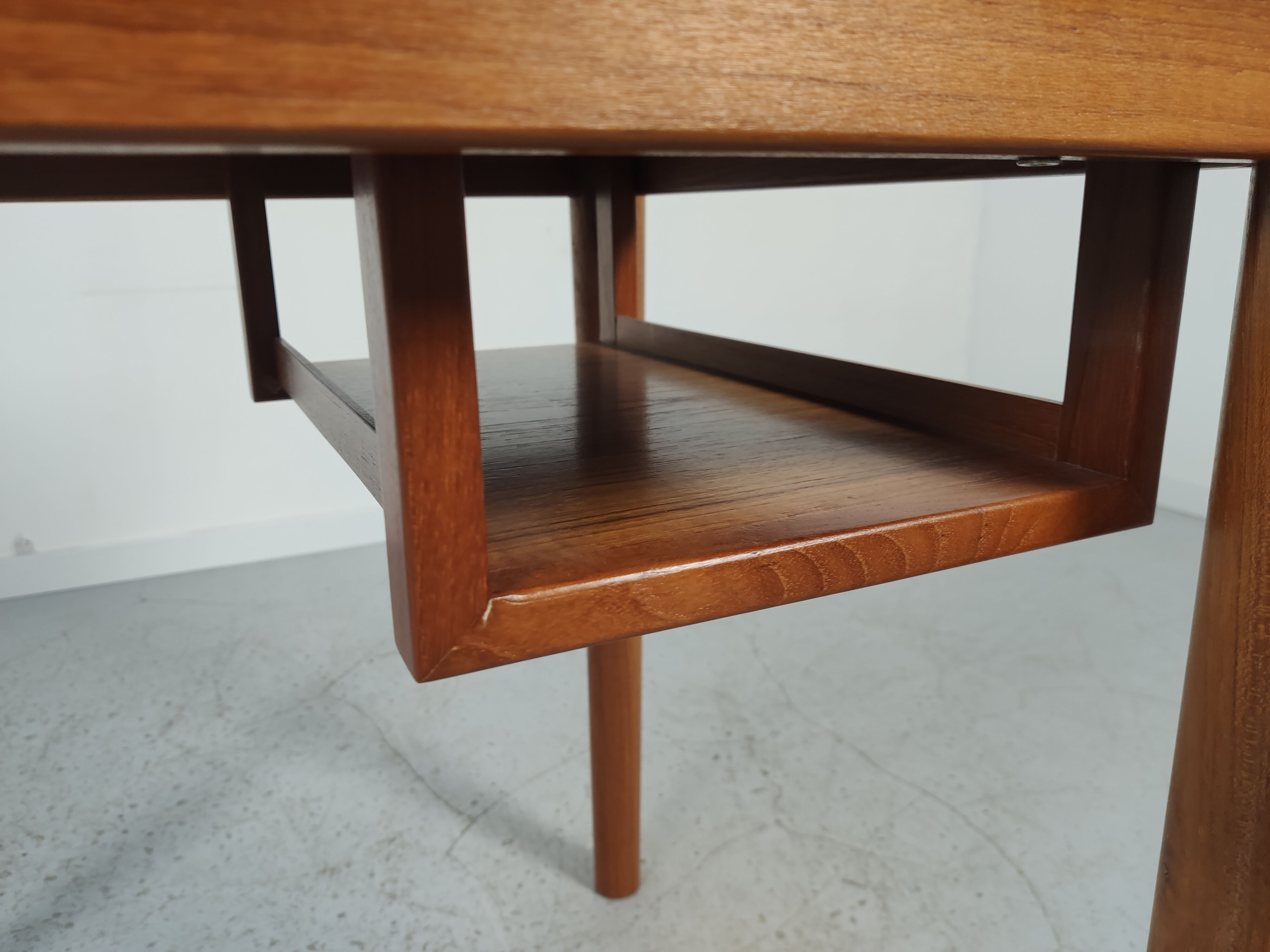 Scandinavian teak game table, 60s and 70s