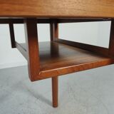 Scandinavian teak game table, 60s and 70s
