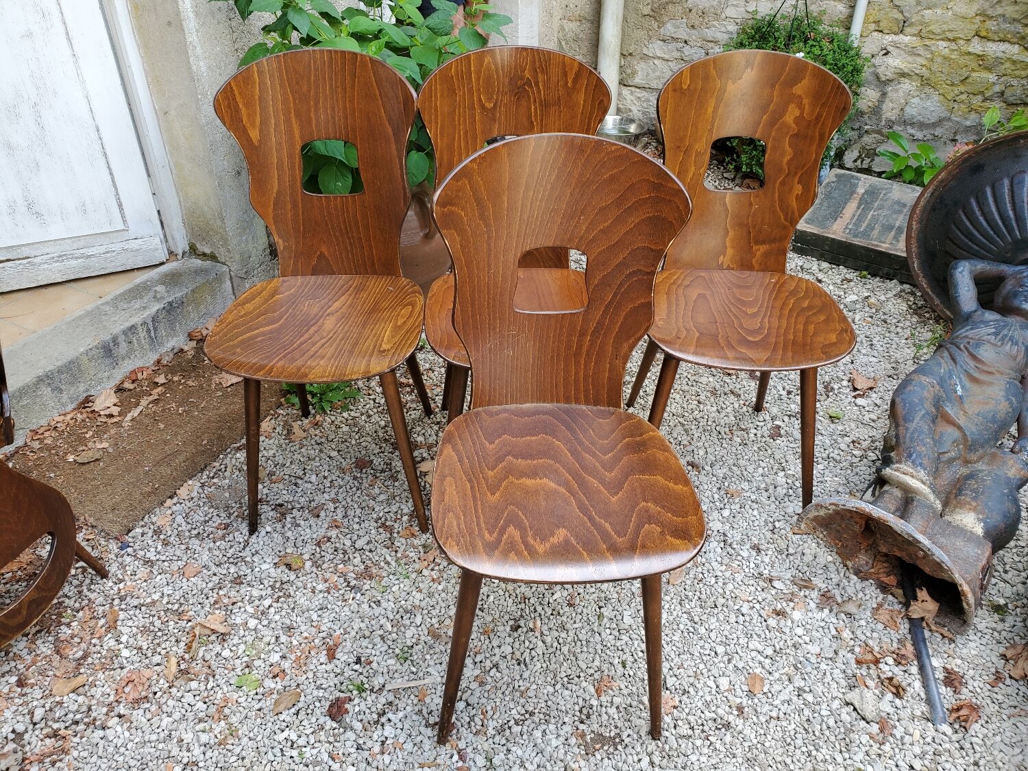 Set of 4 Baumann chairs