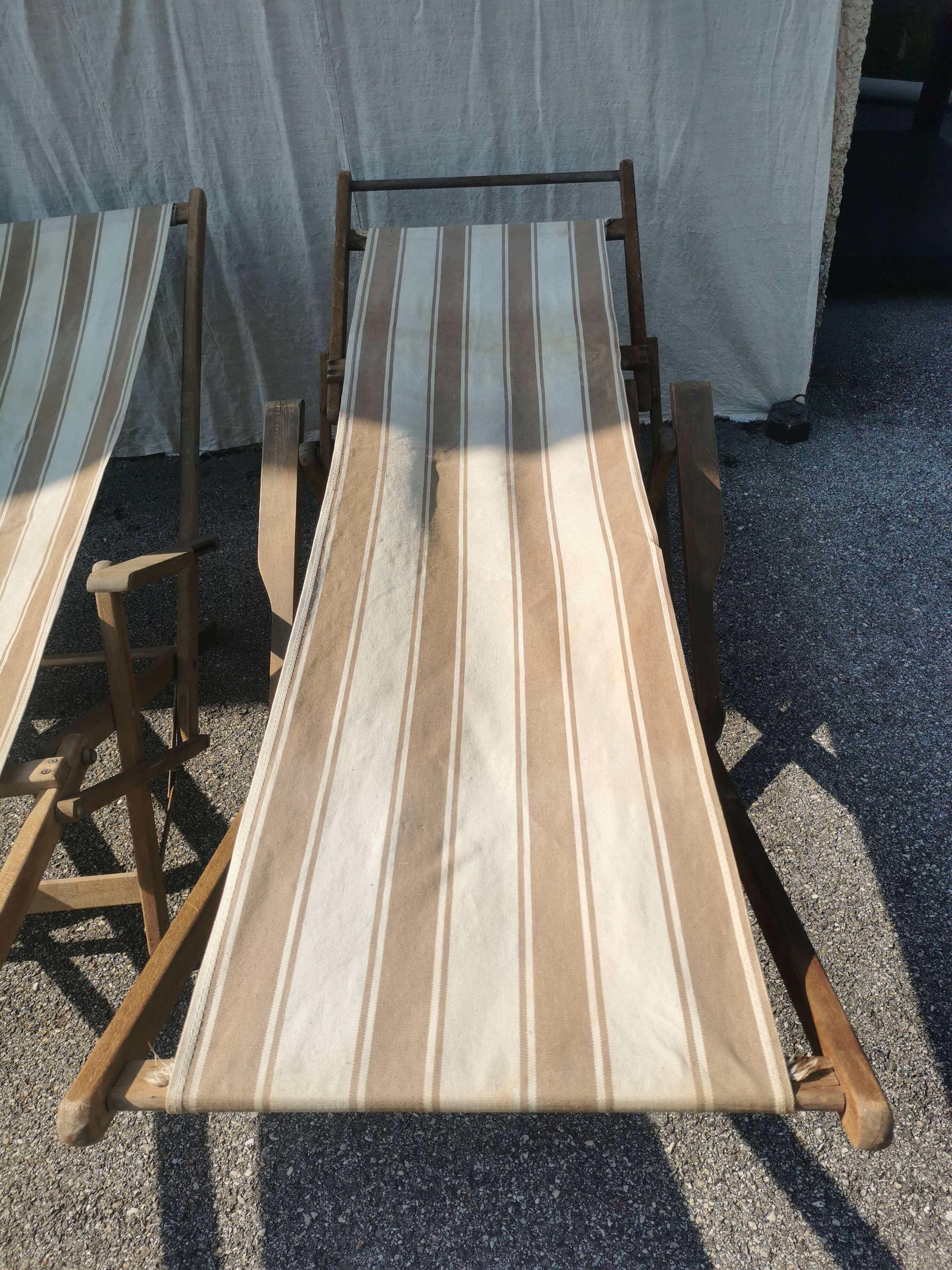 Paire de chiliennes vintage 60