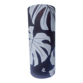 Passavant La Rochère LR - Vase cylindre en Pâte de verre aux Philodendrons