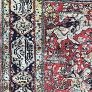 Vintage Persian Ghoum 108 X 164 CM hand made silk carpets