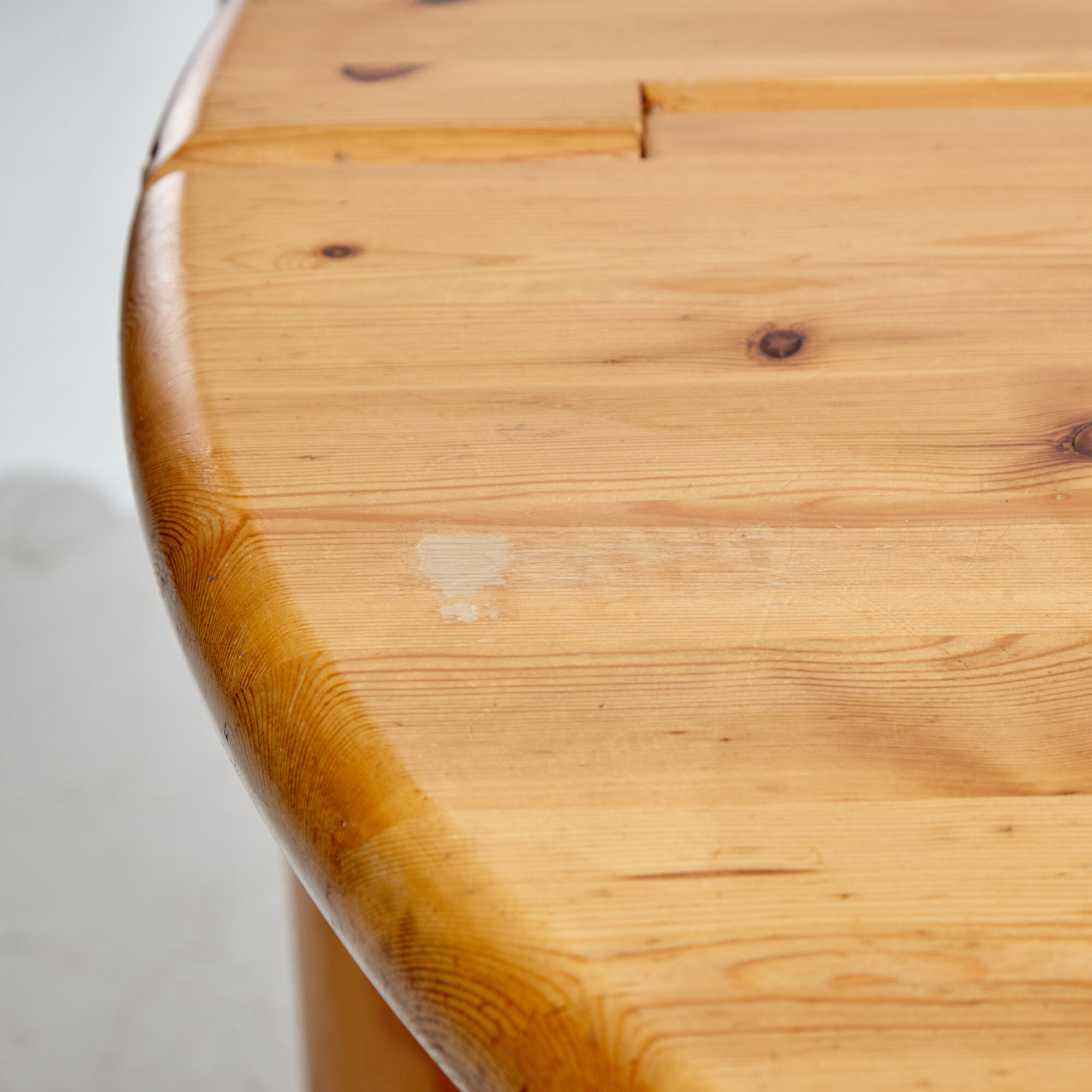 Pinewood dining set by rainer daumiller for hanex, set of 7