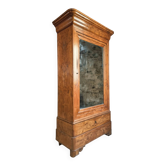 Armoire ancienne française Louis Philippe / armoire – orme et chêne, porte miroir, XIXe siècle