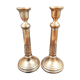Couple of copper candlestick empire style