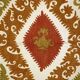 Vintage Turkish hand-knotted rug 108x131 cm