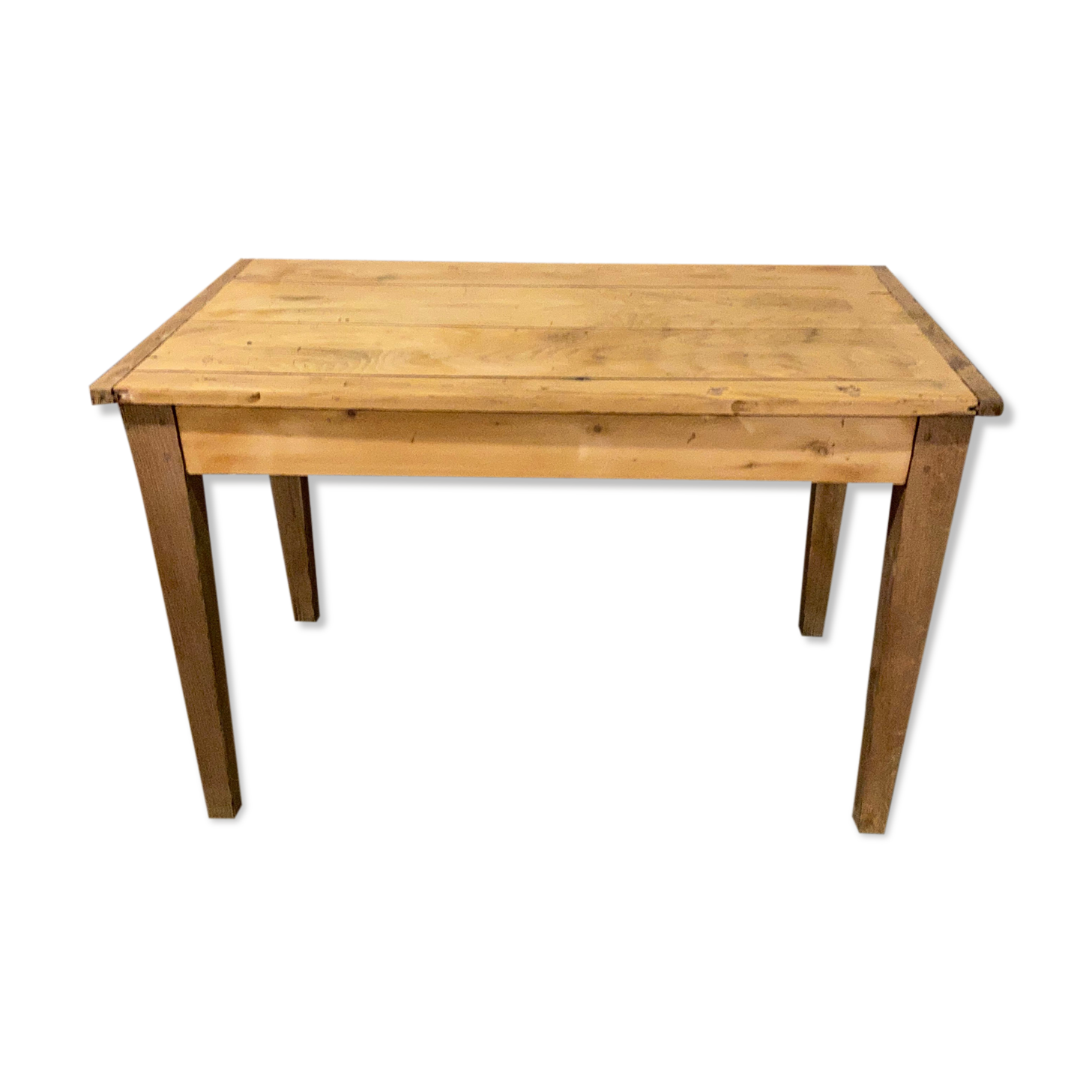 Old farm table small model raw wood
