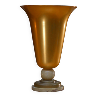 Art deco metal table lamp 1930