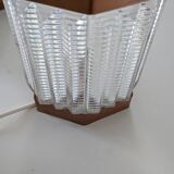 Scandinavian wall lights in copper and pressed glass