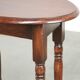 Table d'appoint ovale en chêne anglais antique du début du 20e siècle
