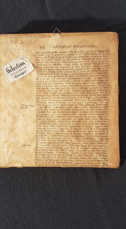 Rectangular frame in gilded wood, green velvet background with domed plastic glass