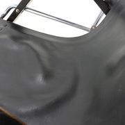 Seventies leather grasshopper lounge object by Sonja Wasseur