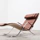Fauteuil lounge Preben Fabricius & Jorgen Kastholm Grasshopper pour Kill Germany 1967