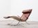 Fauteuil lounge Preben Fabricius & Jorgen Kastholm Grasshopper pour Kill Germany 1967