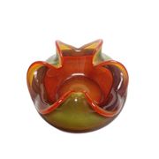 Container by Czesław Zuber for Sudety Glassworks, Poland, 1960s