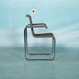 Vintage Tecta B20 armchair, minimalist tubular chair.