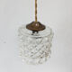 Suspension vintage en verre