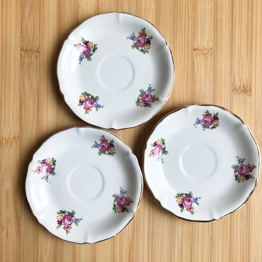 Vintage Saint-Amand Trio Cups