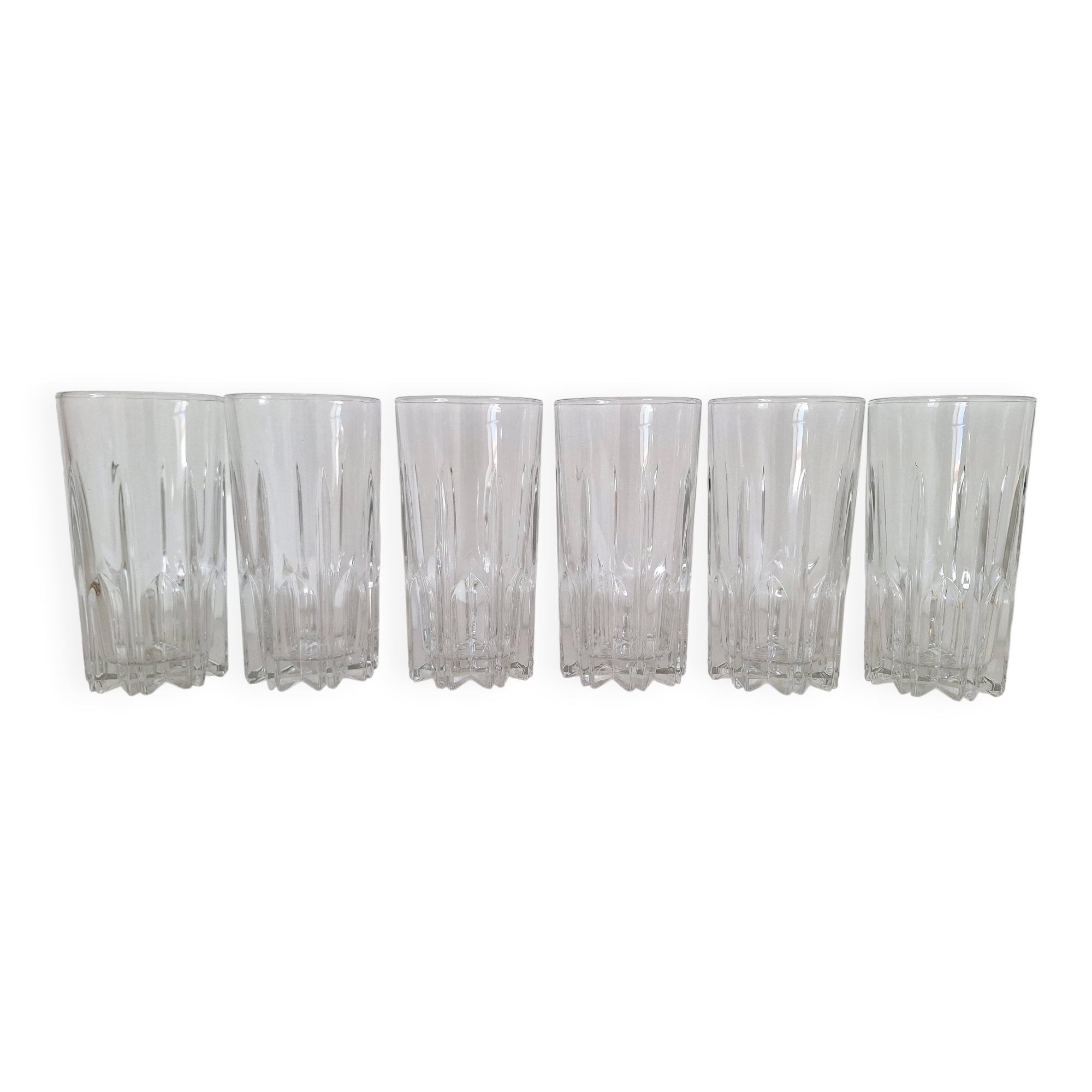 Italian aperitif or water glasses from the 1980s.