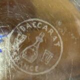 Baccarat: large crystal bowl on Talleyrand heel