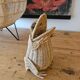 Grenouille vintage en rotin