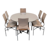 6 x Dining chairs designed by Ross Littell / Matteo Grassi