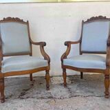 Pair armchairs