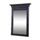 1920s mirror in dark grey painted oak