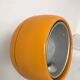 Yellow gooseneck floor lamp 50s-60s