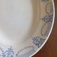 Oval ironstone plate Moulin des Loups & Hamage, 'Colonial' model