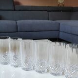 Set of 6 Water/Soda/Orangeade Glasses. Longchamp/Arques Crystal