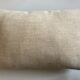 Cushion in Scandinavian ivory wool canvas 1960