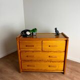 Gauthier Maison chest of drawers in solid pine, 1980s