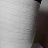Large modern Raku beige and brown Keramos Sèvres lamp - Jean Besnard 1889-