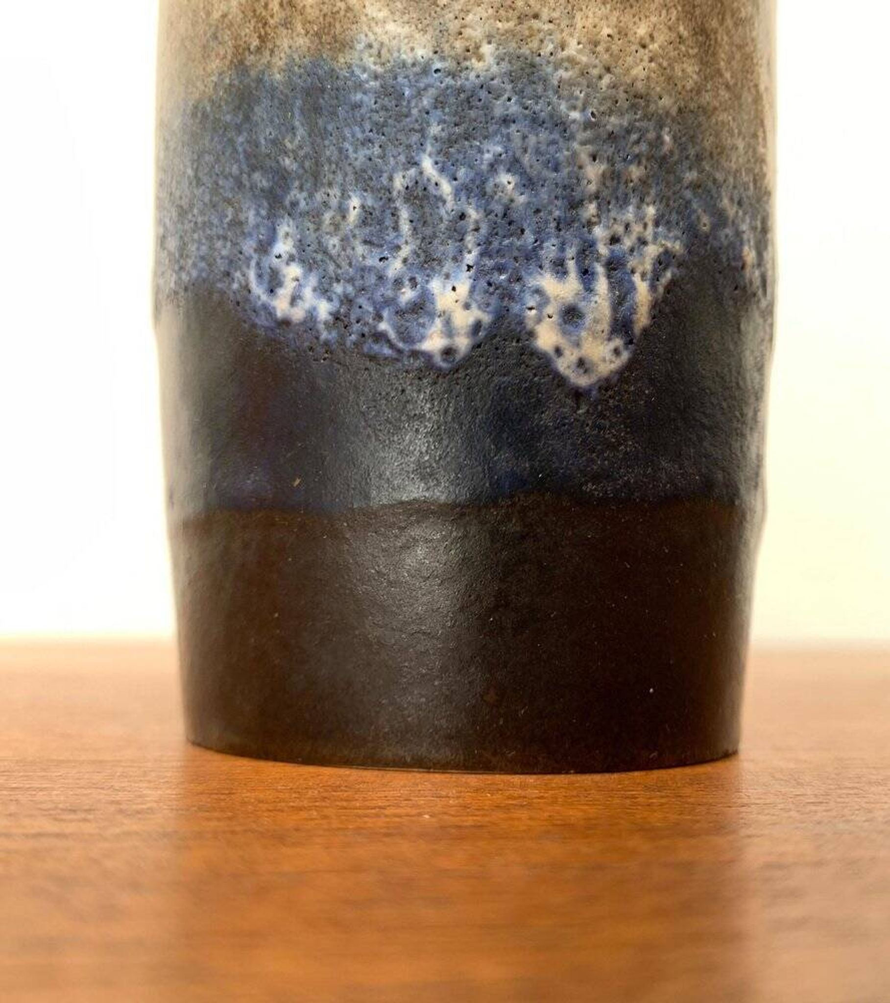 Carafe vase in German pottery WGP Fat Lava mid-century style by Ruscha, 1960s.