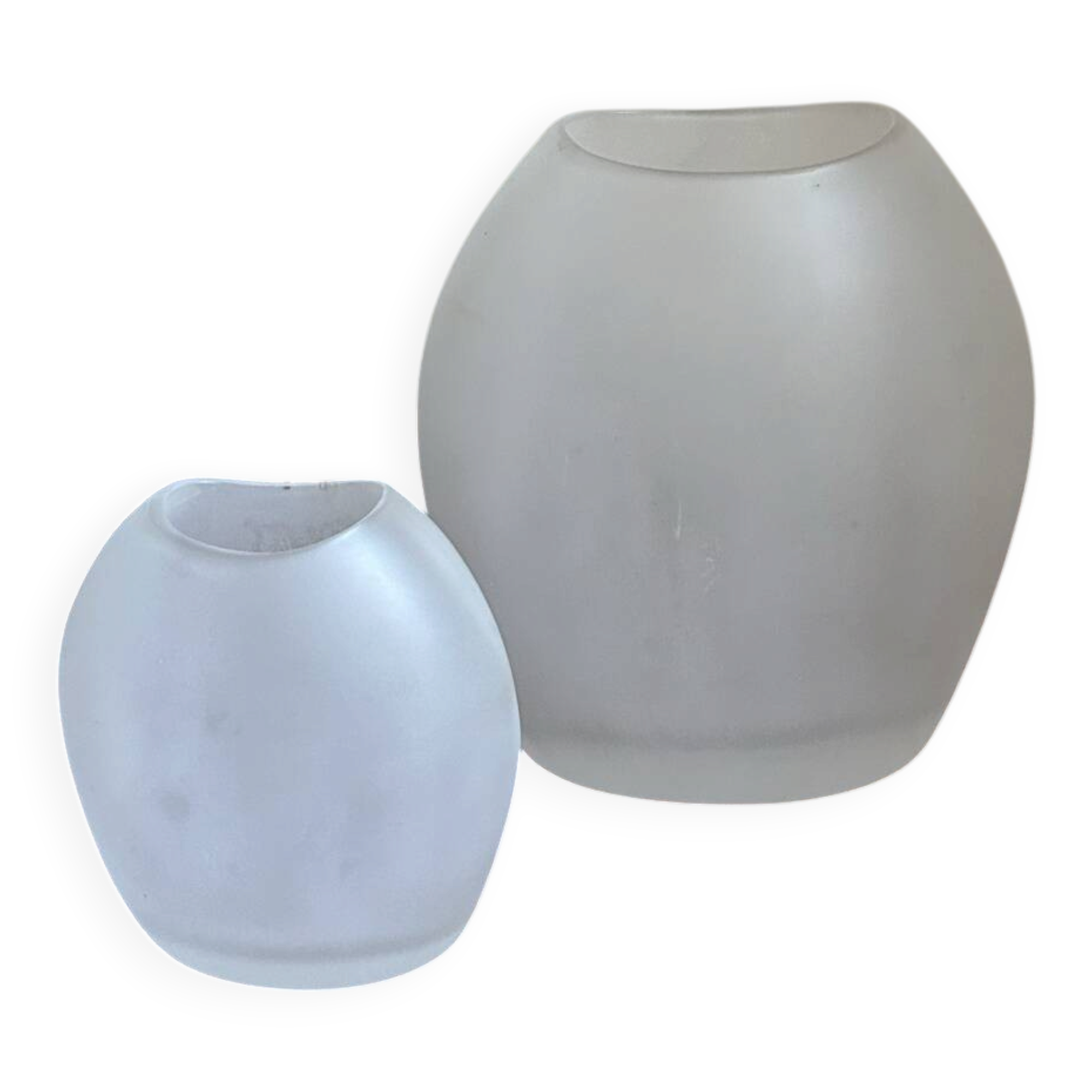 Pair of Vintage Hermès Pebble Vases