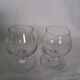 Set of 2 cognac or liqueur glasses