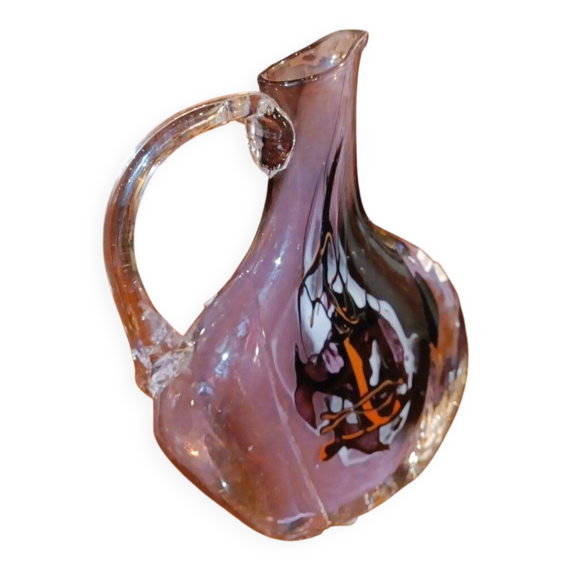 Pichet- Verre Multicouche - Jean- Paul Raymond- XX E S.