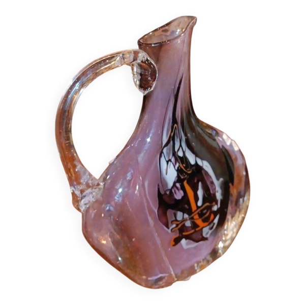 Pichet- Verre Multicouche - Jean- Paul Raymond- XX E S.