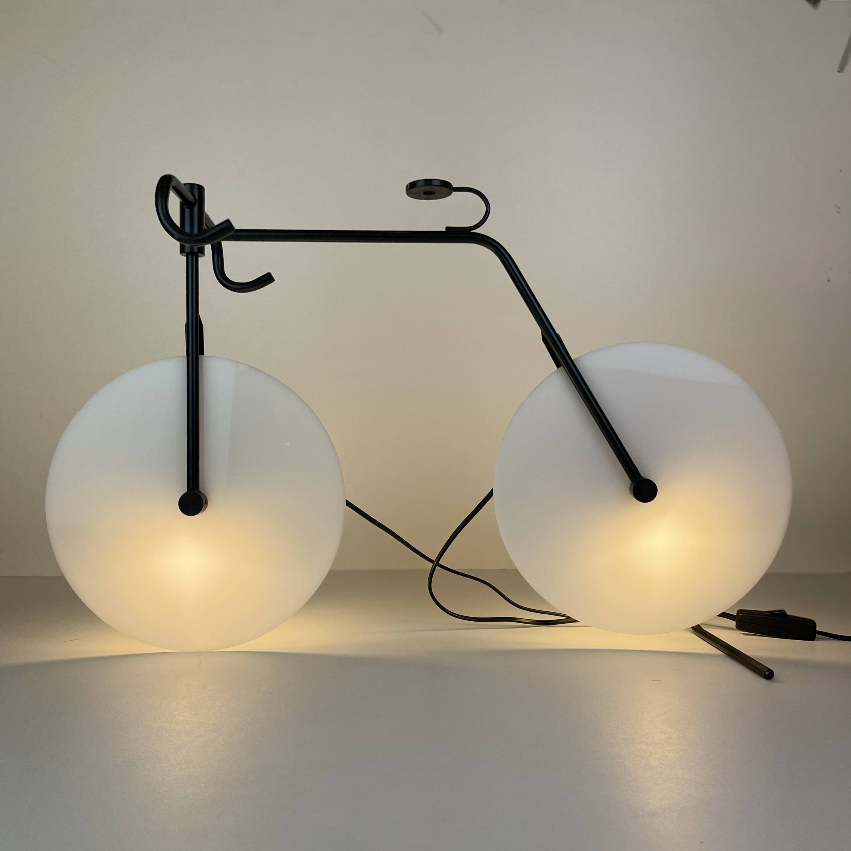 Bicycle Wall or Table Lamp by BAG Turgi from 1980'