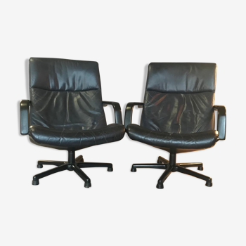 F154 office chairs by Geoffrey Harcourt for Artifort