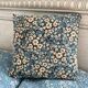 2 coussins vintage fleuris