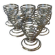 Six spiral egg cups