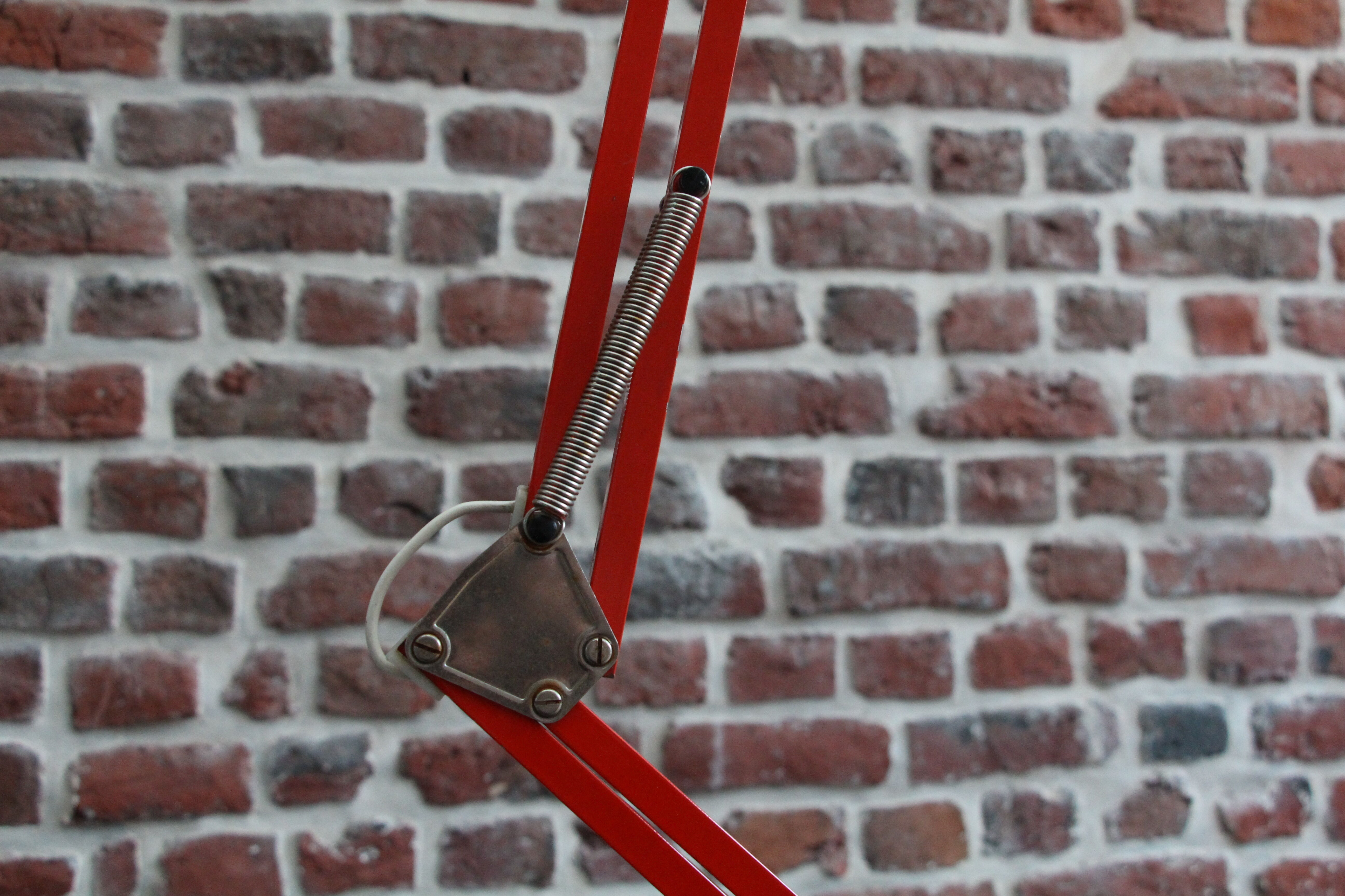 Architect lamp RDA red 70's