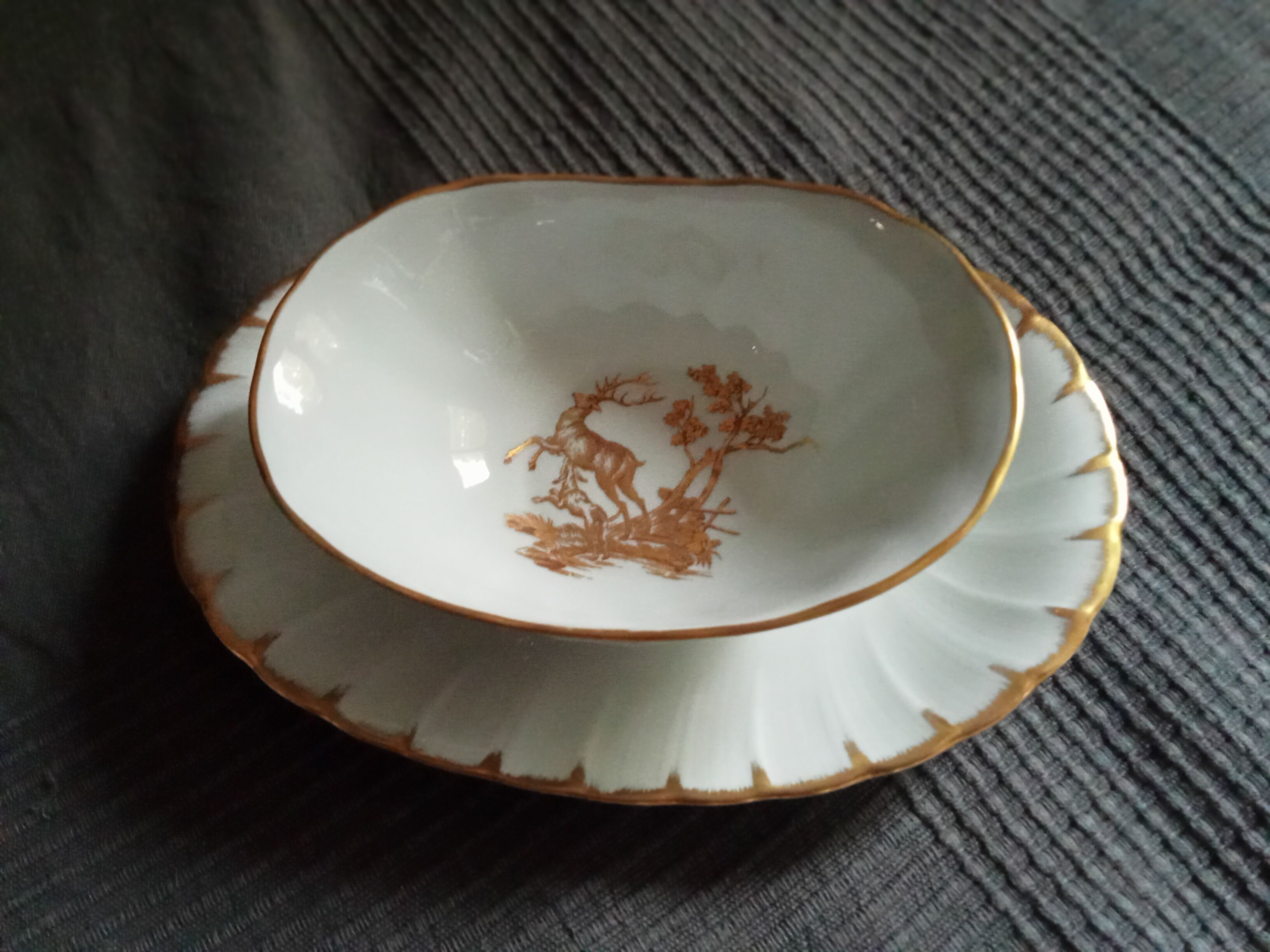 Limoges porcelain saucier
